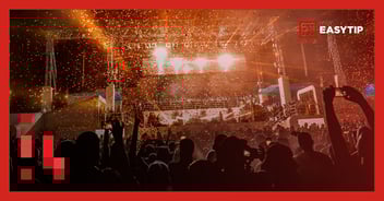 entertainment arena with easytip logo