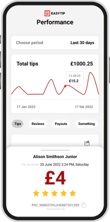 cashless tipping app