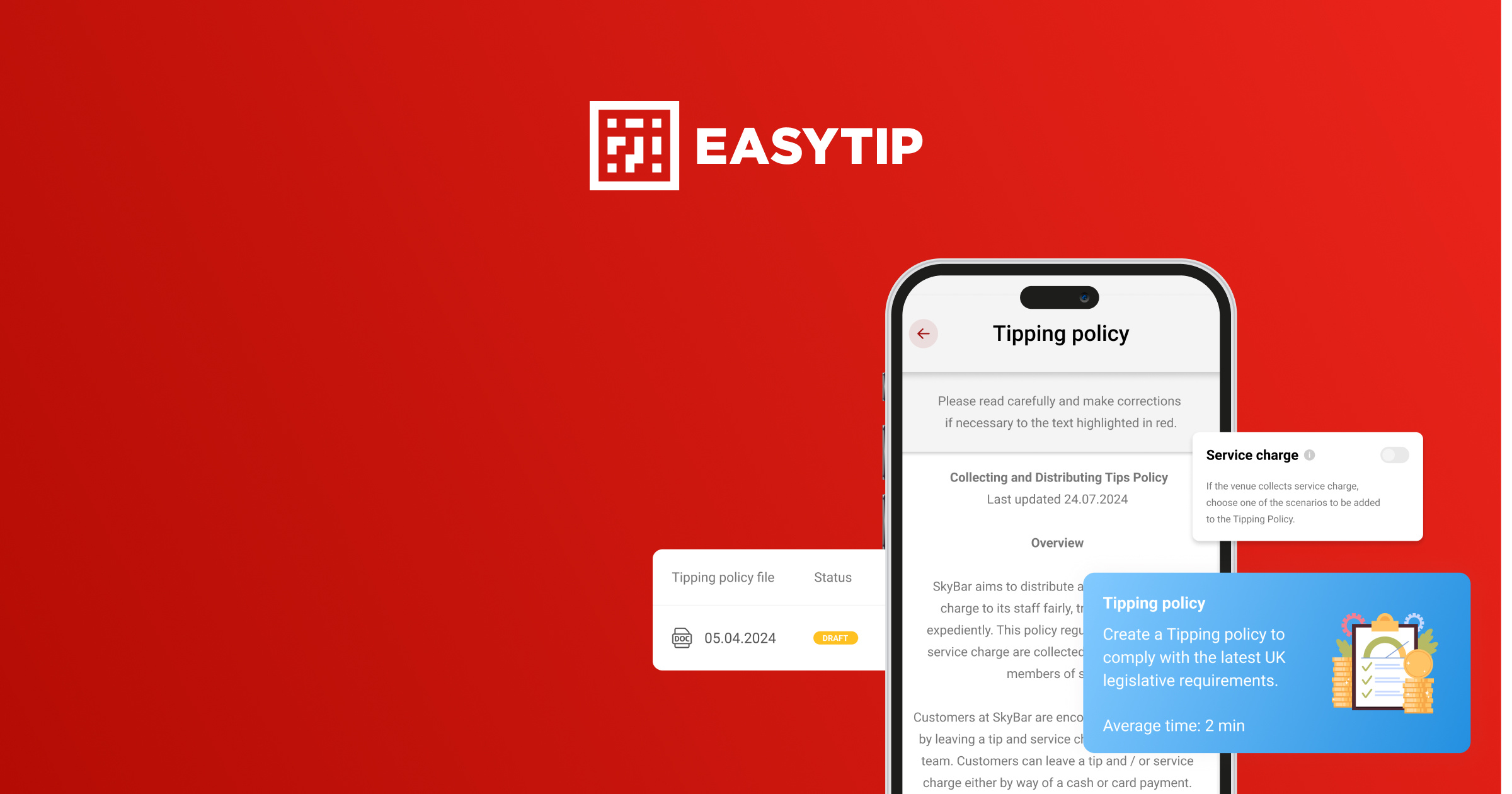 Simplify Tipping with EasyTip’s Tipping Policy Generator